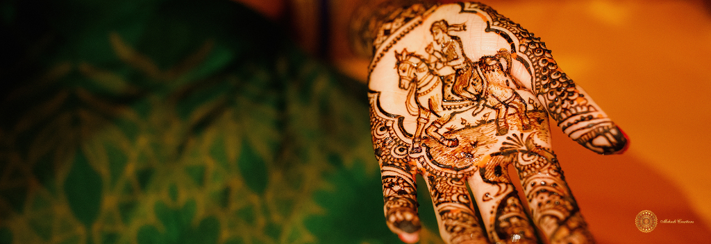 Traditional Bridal Henna Background